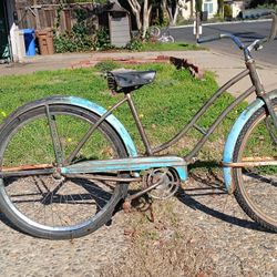 1955 Hawthorne Women's Cruiser With 64 Spoke Wheel Set 