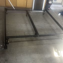 Queen metal bed frame