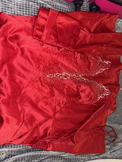 Elegant, Red, Sexy Gown