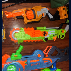 big and small nerf guns
