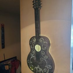Steel Full Size Guitar Light Very Nice 