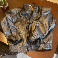 Men’s Leather Jacket XL