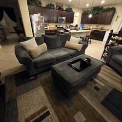 Sofa And Love Seat With Ottoman 