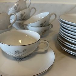 Tea Cups with Saucers