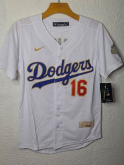 Youth medium gold edition los angeles dodgers jersey