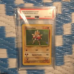 GRADED HITMONCHAN-HOLO