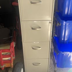 Four Drawer File Cabinet