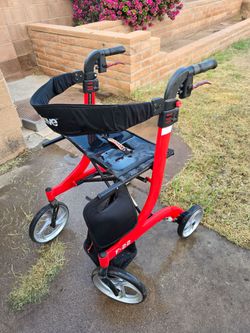 Drive Medical F-22 Rollator Folding Mobility Walker