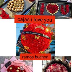 Roses I Love You Box