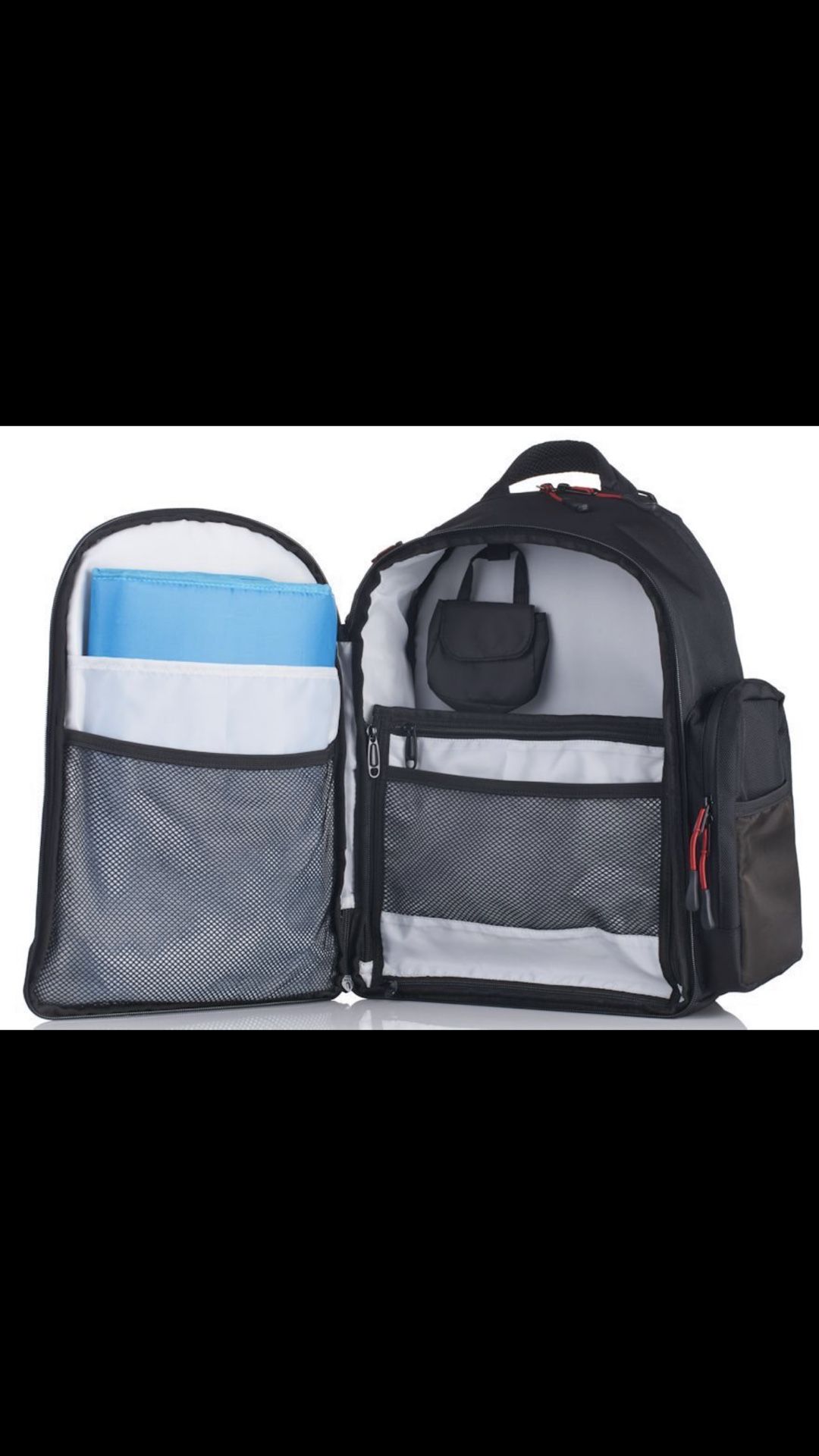 Okkatots Everyday Baby Diaper Bag Black Diapering