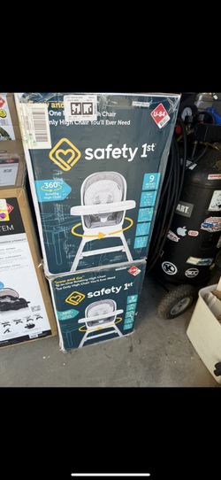 Safety 1st Grow and Go Rotating High Chair, Soft Ash