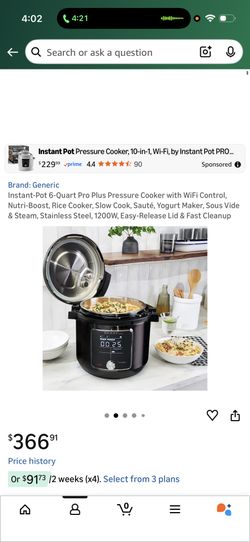 Instant pot Pro plus 60