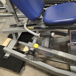 Nautilus xpload seated leg press workout fitness plate loaded gym equipment exercise