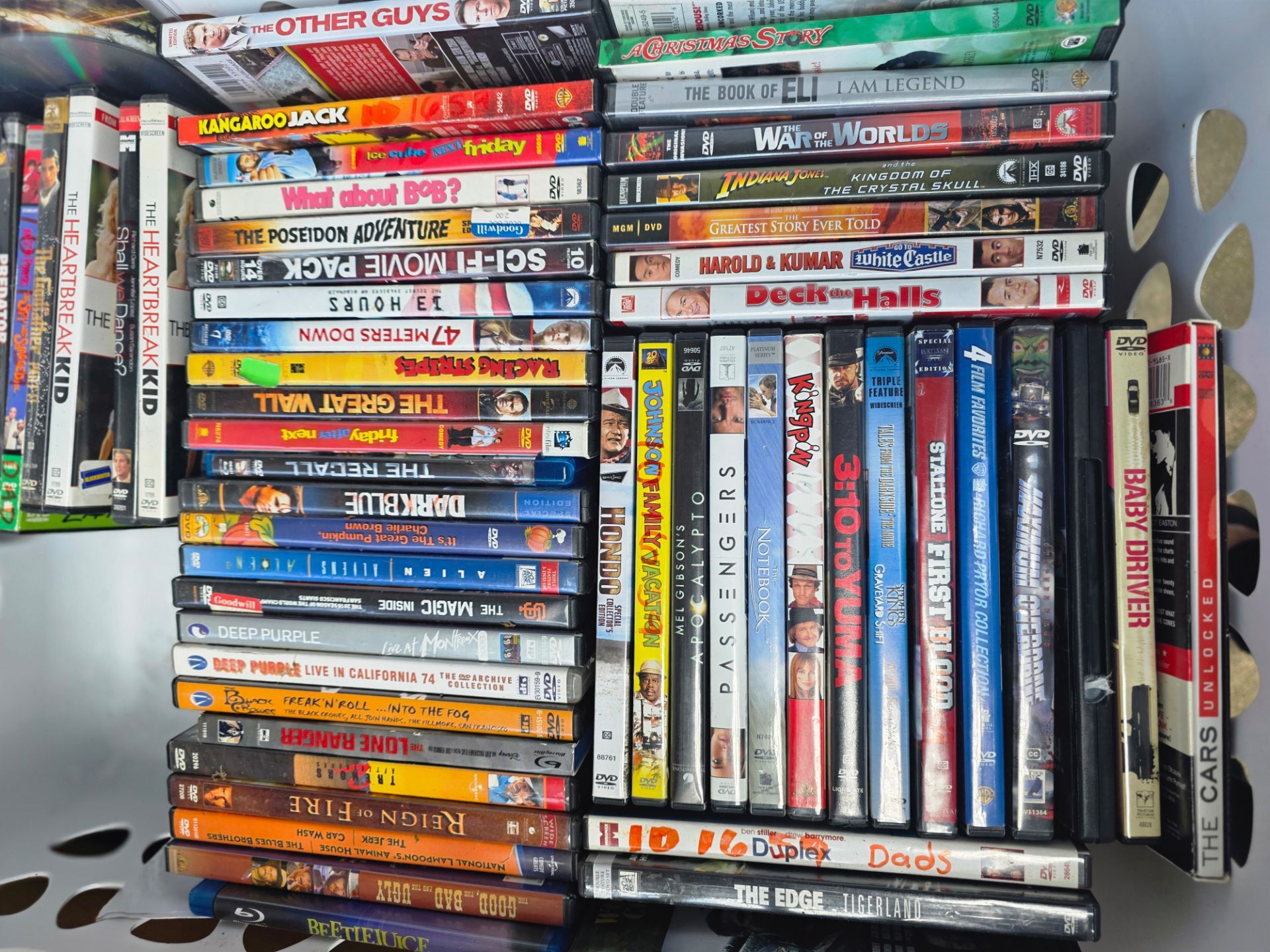 Dvd, Blu-ray vhs movies