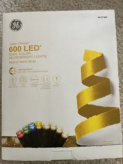 New Christmas Lights 600 LED GE Dual Color 8 in 1 Effects 62.2ft
