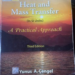 Heat and Mass Transfer