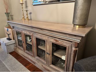 Buffet, mirror, coffee table set