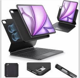 iPad Air 13 Inch Case Keyboard M4/M3/M2 (2026/2025/2024) Upgraded