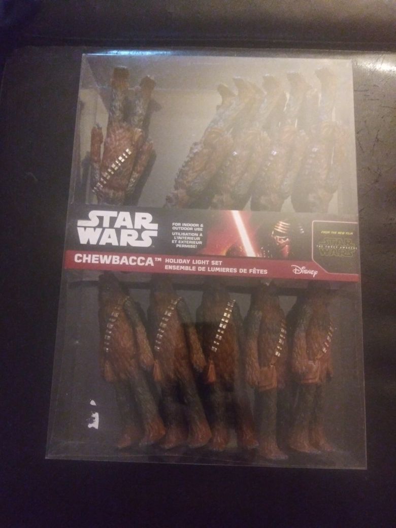 Star Wars Chewbacca Holiday light Set 10 piece