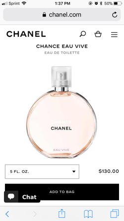 Chanel chance 5oz perfume !!