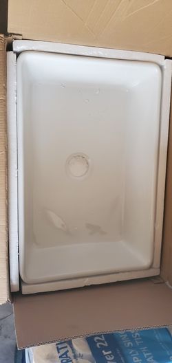 White Under Mount Kitchen Sink
