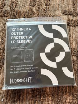 12 inner & outer protective lp sleeves