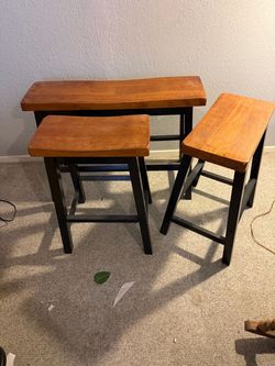 Stool & Bench Set