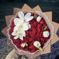 Ramo Buchon Rose Bouquets Money Bouquet Eternal Roses Anniversary Girlfriend Proposals Wedding 