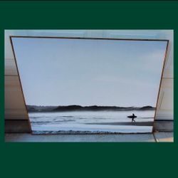 Surfer Framed Canvas Print Art Picture