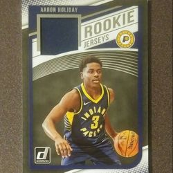 2018-19 Aaron Holiday Donruss Rookie Jerseys Indiana Pacers RJ-AHD Panini Basketball Card Collectible Sports NBA