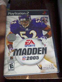 Madden NFL 2005 PlayStation 2 Game