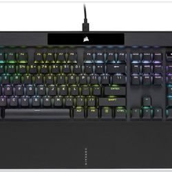 Corsair K70 RGB PRO Wired Mechanical Gaming Keyboard (CHERRY MX RGB Blue Switches: Tactile and Clicky, 8,000Hz Hyper-Polling, PBT DOUBLE-SHOT PRO Keyc