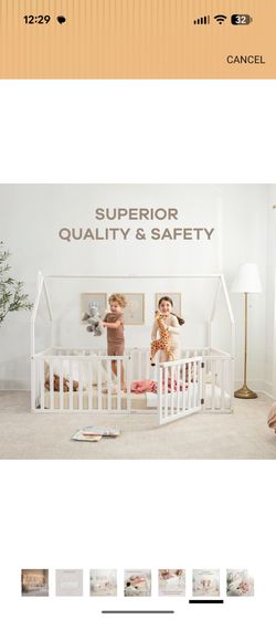 Baby/toddler floor bed