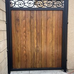 Wrought iron gates