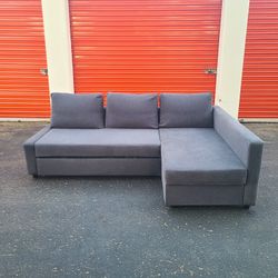 Navy Blue Sectional Couch - Free Delivery