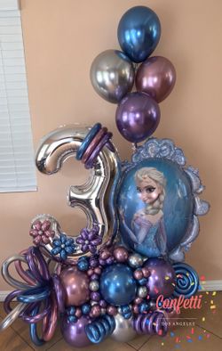 Frozen Balloon Bouquet 🎊