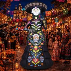 Day of the Dead Inflatable Skeleton Decoration