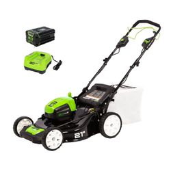 Greenworks 80V 21" Self Propelled Mower 5Ah Battery & Charger (contact info removed)NV​. Used once