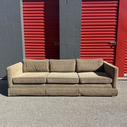 Vintage Mid-Century Style Sofa with Peg Legs - Free Curbside Delivery
