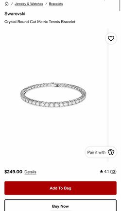 Tennis bracelet