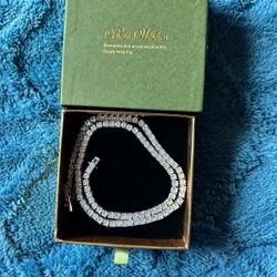 The beautiful tennis necklace