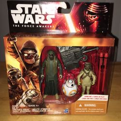 2015 Hasbro Star Wars The Force Awakens BB-8 , Brute D’Unkar & Ferrailleur De Jakku