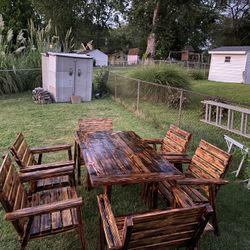 Handmade Patio Dinette Set