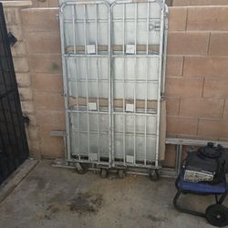 Rolling Rack ( 3 Shelf) With Wheels/ Folds Up For storage 