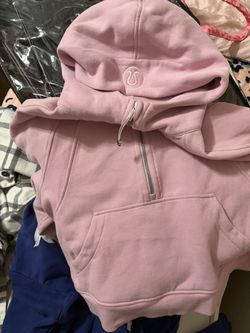 Lululemon Pink Half-Zip Hoodie