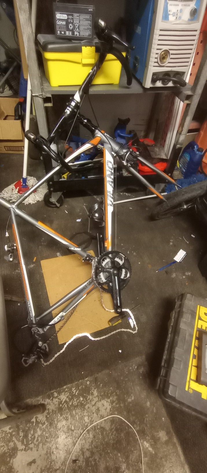 Cold setting toko a bike frame