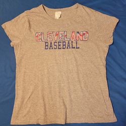 Cleveland Indians women's tee shirt