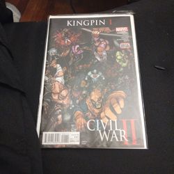 Kingpin 1 Civil War 2 Marvel Comic Book 