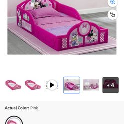 Two Toddler Minnie And Daisy Floor Beds 