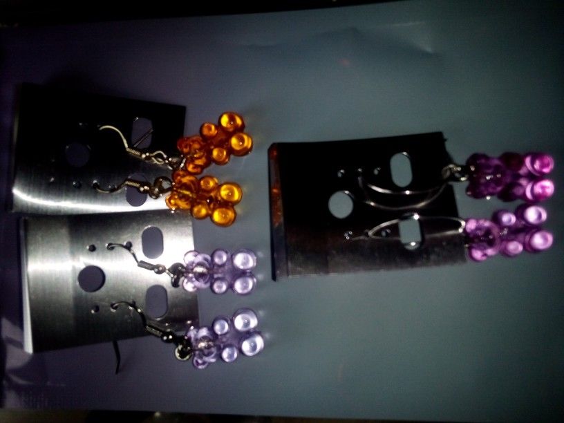 Gummie Bear Earrings, Necklaces And Keychains